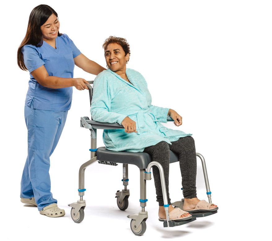EZPZ-AP & SP Shower Commode Chair | Good Life Medical